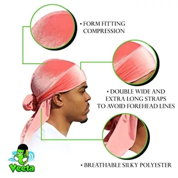 Veeta Velvet Durag for Perfect Waves and Comfort