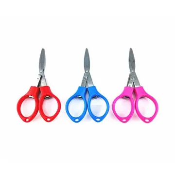 Yueton 4pcs Folding Safety Scissors in Colorful Handles