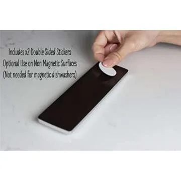 Dishwasher Magnet Clean Dirty Sign, Universal Strong Dirty Clean Dishwasher Magnet Indicator for Kitchen Organization, Slide Rustic Farmhouse Black and White Parquet