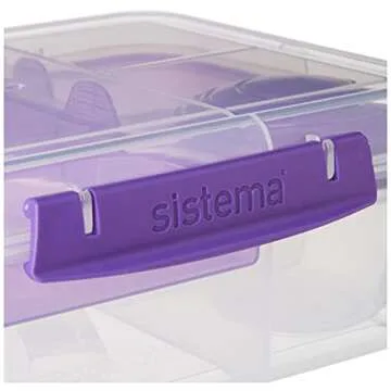 Sistema KLIP IT Lunch Box with Compartments and Secure Clips