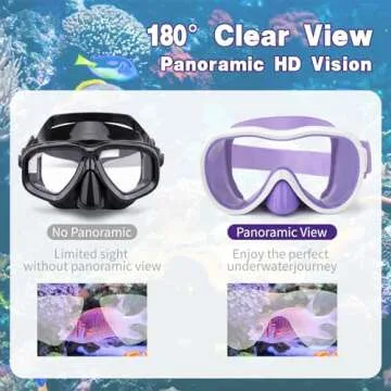 Kids Swim Goggles with Nose Cover and UV Protection