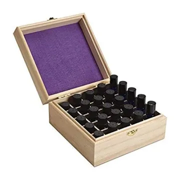 Elegant 25 Slot Essential Oil Storage for Organization