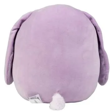 Squishmallows 10-Inch Bubbles The Purple Easter Bunny with Flower Crown - Official Jazwares Plush - Collectible Soft & Squishy Stuffed Animal Toy - Add to Your Squad - Gift for Kids, Girls & Boys