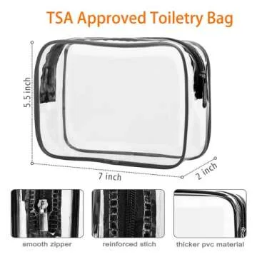 Gitechft Travel Size Bottles for Toiletries Set, 2oz TSA Approved Travel Containers, Leak Proof Silicone Squeezable Travel Accessories for Shampoo Conditioner Lotion Body Wash Cosmetic