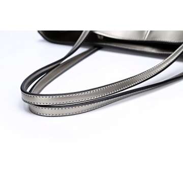 Covelin Women's Handbag Genuine Leather Tote Shoulder Bags Soft Hot Black