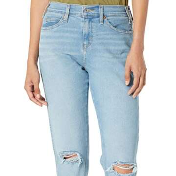 Levi Strauss Signature Gold Women's Mid Rise Slim Boyfriend Jeans (Available Size), (New) Creekside,...
