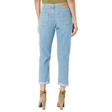 Levi Strauss Signature Gold Women's Mid Rise Slim Boyfriend Jeans (Available Size), (New) Creekside, 14 Plus