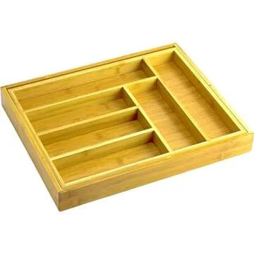 Home-it Expandable Cutlery Drawer - made for Utensil Organizer - Flatware Dividers Kitchen Holder