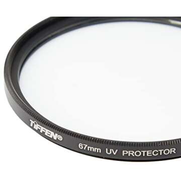 Affordable Tiffen 67UVP UV Filter for Lens Protection
