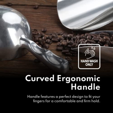 Commercial-Grade Aluminum Utility Scoop for Ice and More