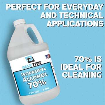 MAXTITE Isopropyl Alcohol 70% for Effective Household Cleaning