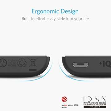 Anker PowerCore Slim 5000 Portable Charger, Ultra Slim 5000mAh External Battery with High-Speed Char...