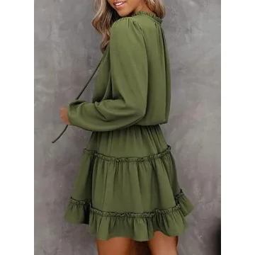 Dokotoo Ruffle Tiered Dress for Spring Events - Women