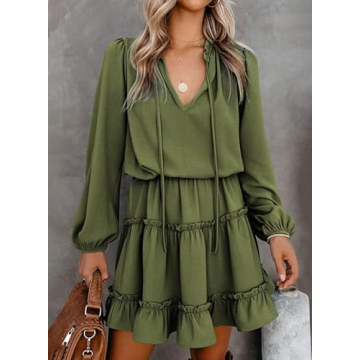 Dokotoo Ruffle Tiered Dress for Spring Events - Women