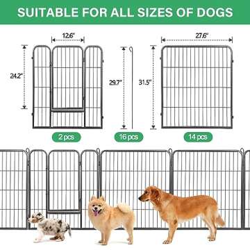 Nova Dog Playpen - Versatile Indoor Outdoor Pet Fence
