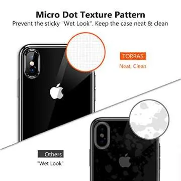 TORRAS Crystal Clear Case for iPhone Xs/X with Drop Protection
