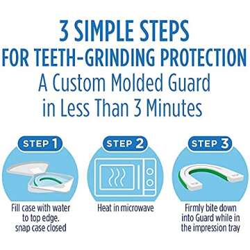 Oral-B Nighttime Dental Guard, Less Than 3-Minutes for Custom Teeth Grinding Protection with Scope M...