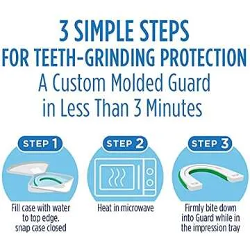 Oral-B Nighttime Dental Guard - Quick Custom Fit for Teeth Grinding Protection