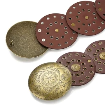 Suyi Wide Disc Belt: Adjustable Vintage Style Western Belt