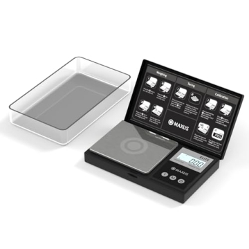 MAXUS Precision Pocket Scale 500g x 0.01g – Digital Scale for Food & Jewelry