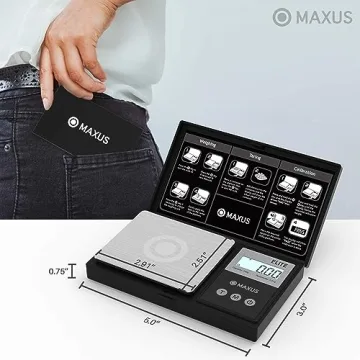 MAXUS Precision Pocket Scale – 500g x 0.01g Digital Scale