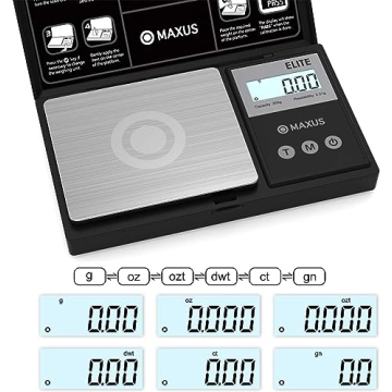 MAXUS Precision Pocket Scale – 500g x 0.01g Digital Scale