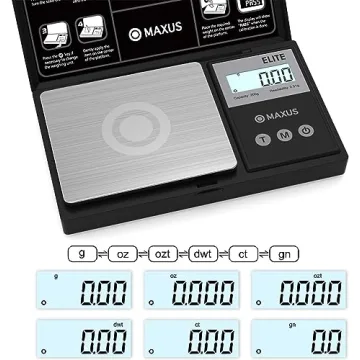 MAXUS Precision Pocket Scale – 500g x 0.01g Digital Scale