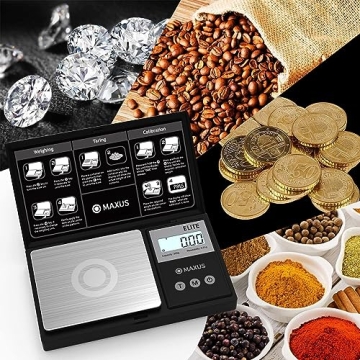 MAXUS Precision Pocket Scale – 500g x 0.01g Digital Scale