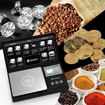 MAXUS Precision Pocket Scale – 500g x 0.01g Digital Scale
