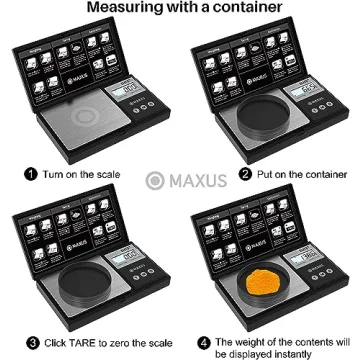 MAXUS Precision Pocket Scale – 500g x 0.01g Digital Scale
