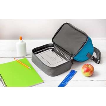 LunchBots Duplex Insulated Lunch Bag with Dual Compartments