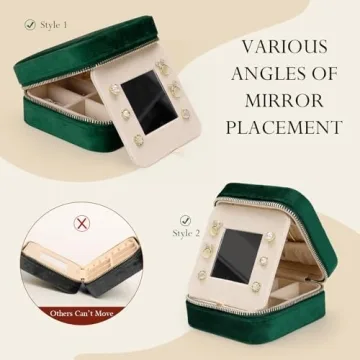 Jenria Jewel Case for Women, Personalized Travel Gift