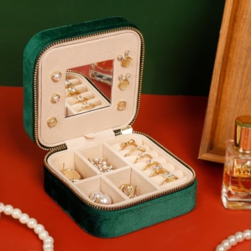 Jenria Jewel Case for Women, Personalized Travel Gift