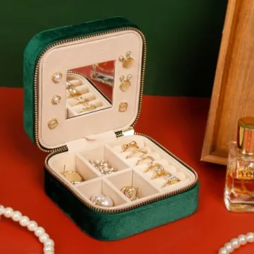 Jenria Jewel Case for Women, Personalized Travel Gift