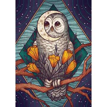 Illustrated Herbiary California Poppy 750-Piece Puzzle