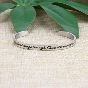 JoycuFF Christian Jewelry - 'I Can Do All Things' Bracelet