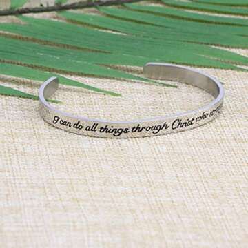 JoycuFF Christian Jewelry - 'I Can Do All Things' Bracelet