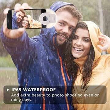 Rechargeable Selfie Ring Lights - Clip On Convenience