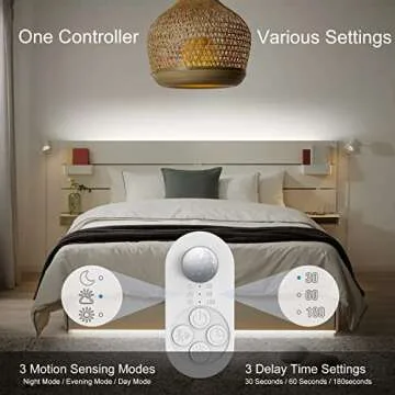 GOOMEEYA Motion Sensor Under Cabinet Lights for Home