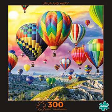Buffalo Games - Buffalo Games - Up, Up and Away - 300 Piece Jigsaw Puzzle for Adults Challenging Puz...