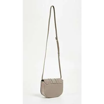 See by Chloe Women's Hana Mini Saddle Bag, Motty Grey, One Size