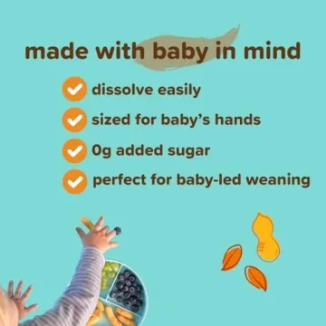 Puffworks Baby Organic Peanut Butter Puffs for Safe Snacking