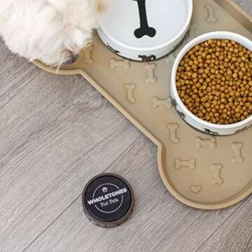 Wholetones Pets - Calming Music Speaker for Stressed Dogs & Cats - Helps with Fireworks, Thunderstorms, Separation Anxiety (396 Hz)