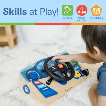 Melissa & Doug Vroom & Zoom Interactive Steering Wheel for Kids