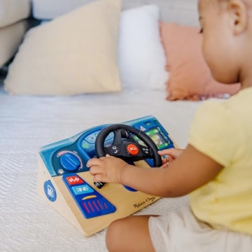 Melissa & Doug Vroom & Zoom Interactive Steering Wheel for Kids