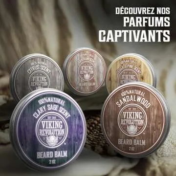 Viking Revolution Citrus Beard Balm - Moisturizing Beard Care