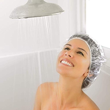 Auban 100PCS Disposable Shower Caps - Waterproof & Thick