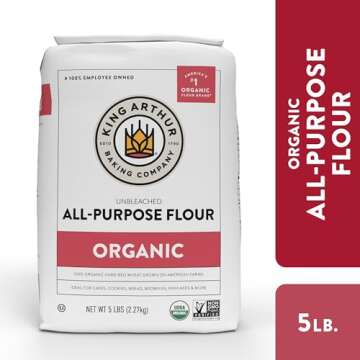 King Arthur Organic Flour - Premium Unbleached Baking Flour