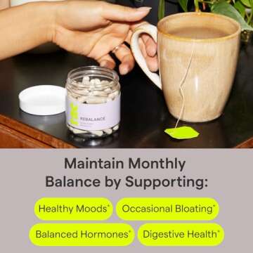Rae Wellness Rebalance - Vegan Hormone Support for Women