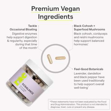 Rae Wellness Rebalance - Vegan Hormone Support for Women